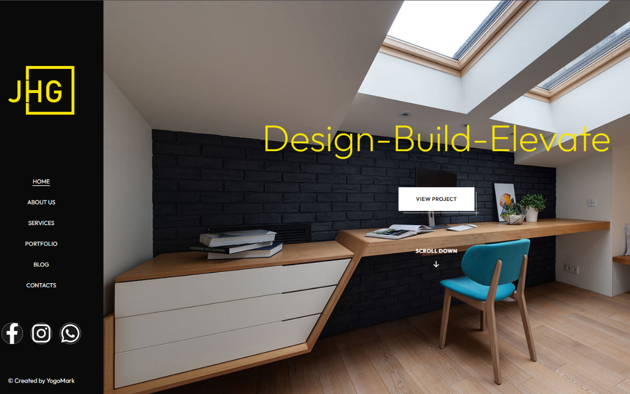 JHG studio services desktop